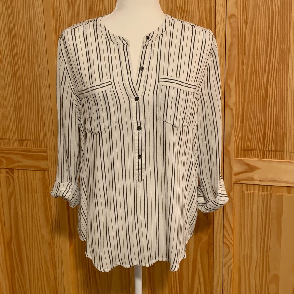 Lucky Brand Pullover Striped Blouse